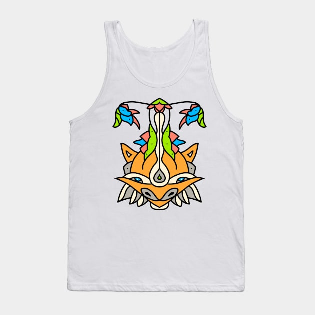 Fox in plants Tank Top by Dutyfresh